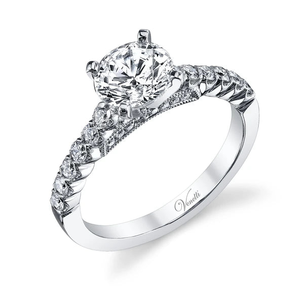 14K W Ring 28Rd 0.43Ct