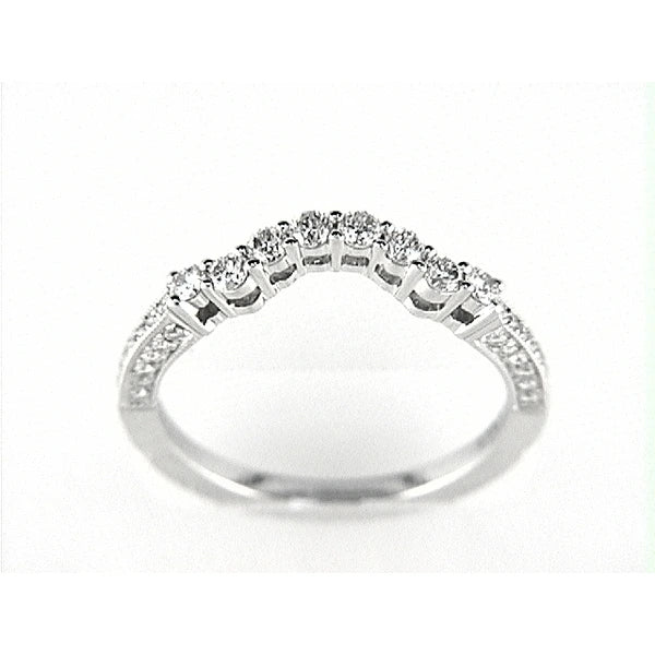 14K W Band 46Rd 0.51Ct