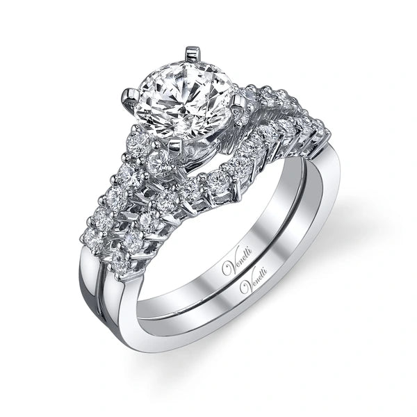 14K W Ring 12Rd 0.43Ct