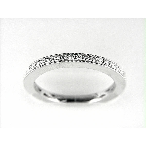 14K W Band 18Rd 0.25Ct