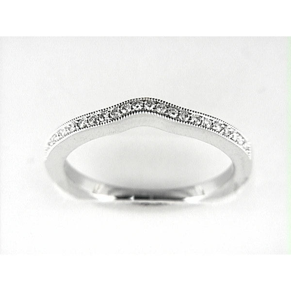 14K W Band 22Rd 0.14Ct