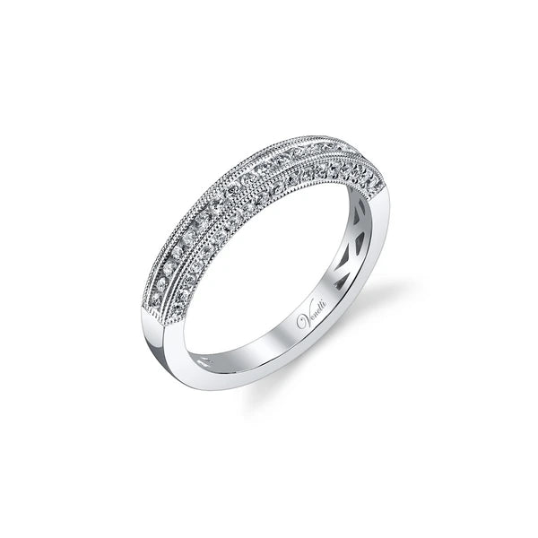 14K W Band 54Rd 0.53Ct