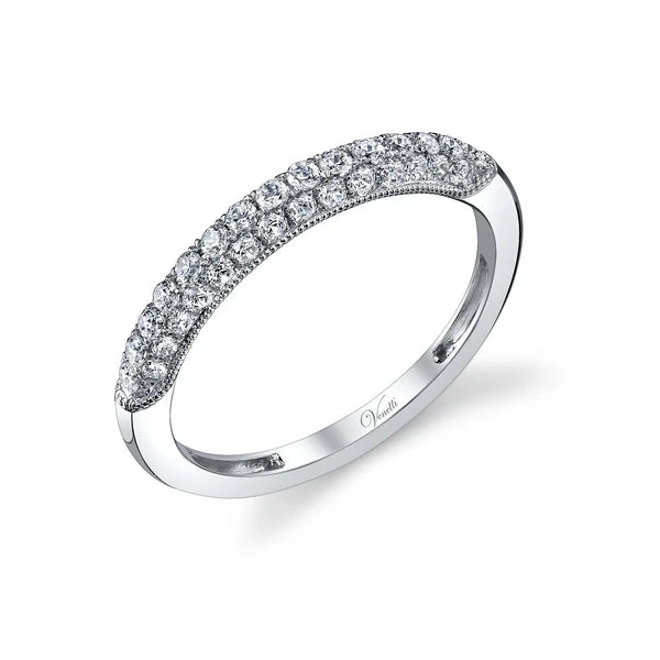 14K W Band 43Rd 0.57Ct