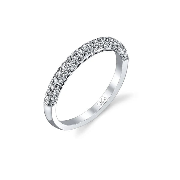 14K W Band 58Rd 0.48Ct