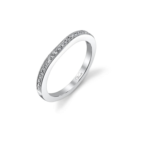 14K W Band 21Rd 0.14Ct