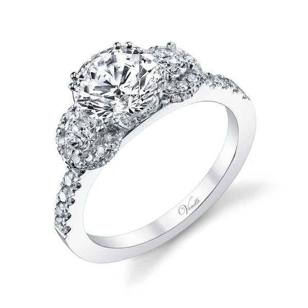 14K W Ring 64Rd 0.90Ct