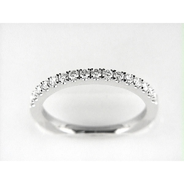 14K W Band 16Rd 0.38Ct