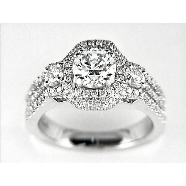 14K W Ring 126Rd 1.14Ct