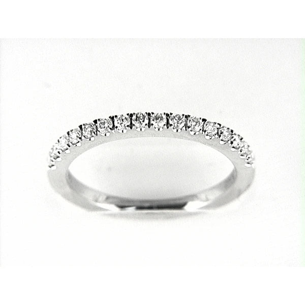 14K W Band 16Rd 0.37Ct