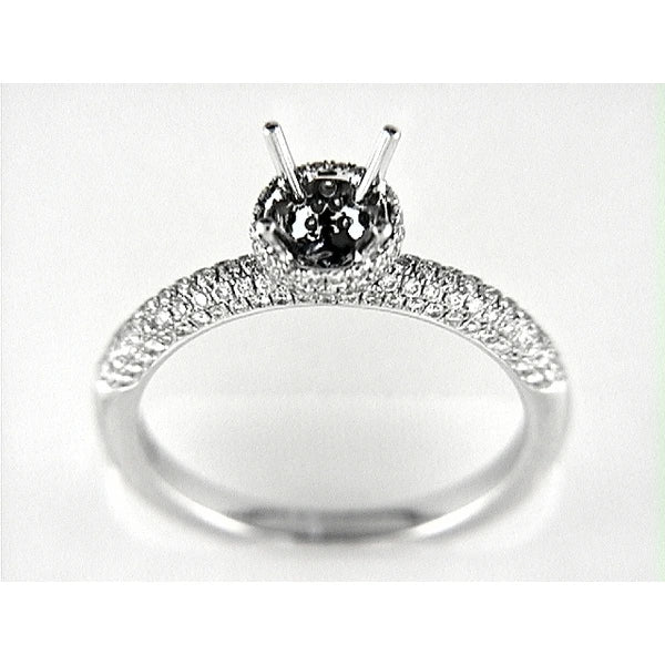 14K W Ring 198Rd 0.67Ct