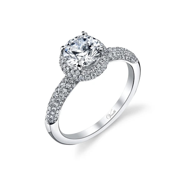 14K W Ring 220Rd 0.83Ct