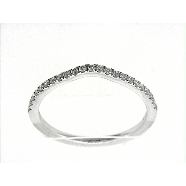 14K W Band 23Rd 0.19Ct