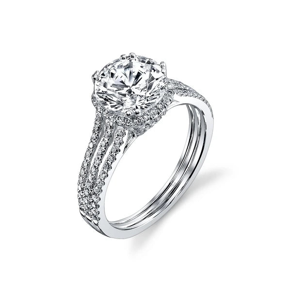14K W Ring 106Rd 0.45Ct