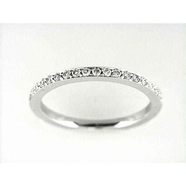 14K W Band 19Rd 0.25Ct