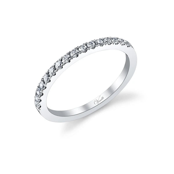 14K W Band 16Rd 0.28Ct