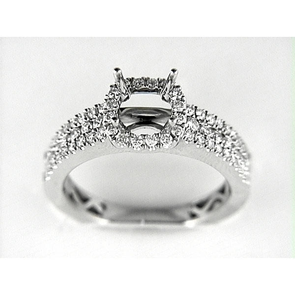 14K W Ring 66Rd 0.69Ct