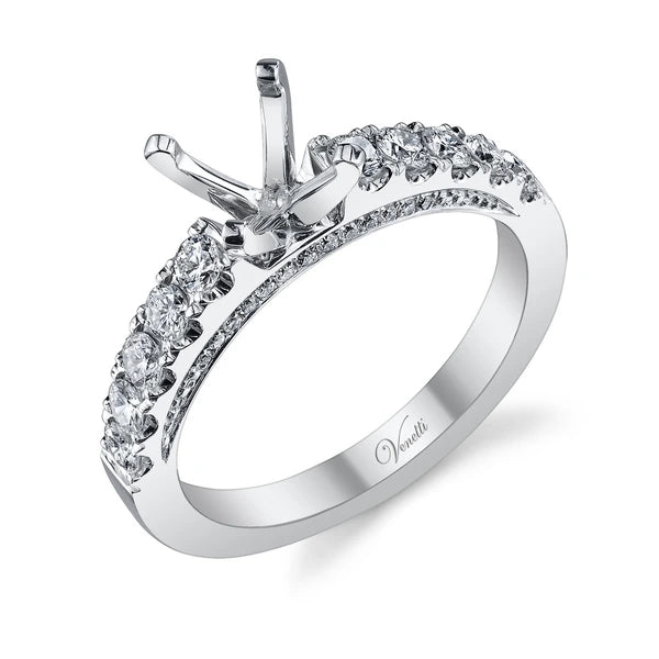 14K W Ring 36Rd 0.70Ct