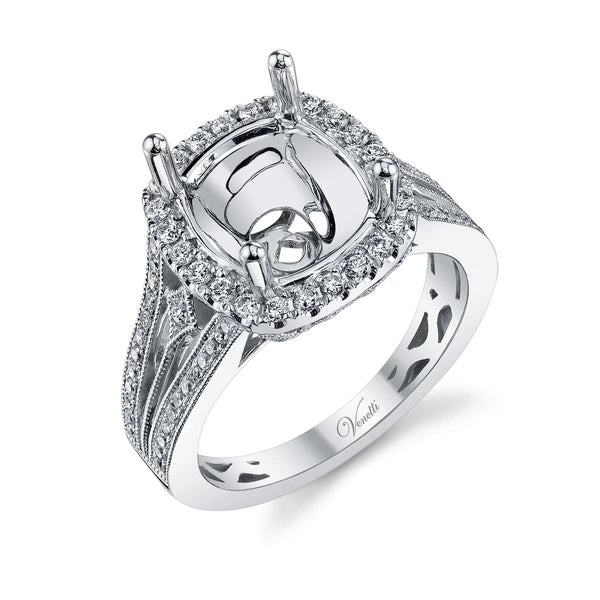 14K W Ring 82Rd 0.57Ct