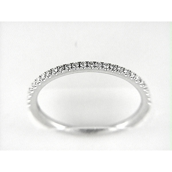 14K W Band 26Rd 0.18Ct