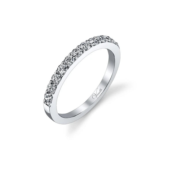14K W Band 11Rd 0.48Ct