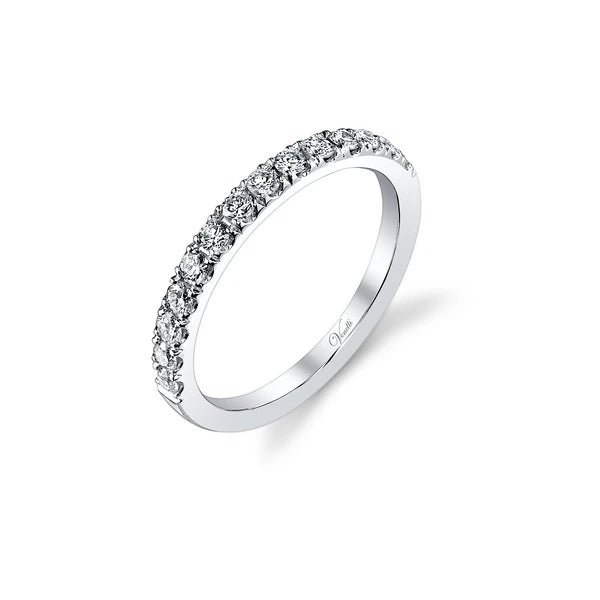 14K W Band 14Rd 0.48Ct
