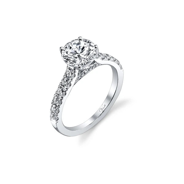 14K W Ring 26Rd 0.58Ct