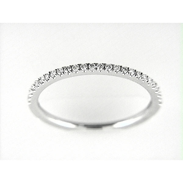 14K W Band 26Rd 0.18Ct