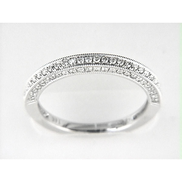 14K W Band 75Rd 0.44Ct