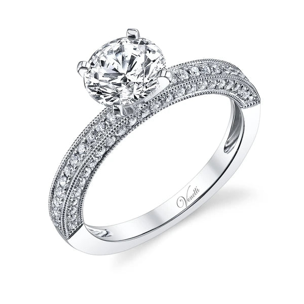 14K W Ring 74Rd 0.44Ct