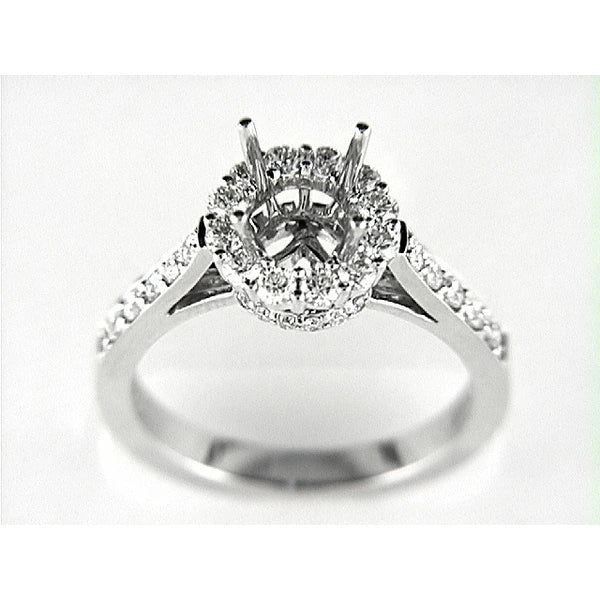 14K W Ring 34Rd 0.78Ct