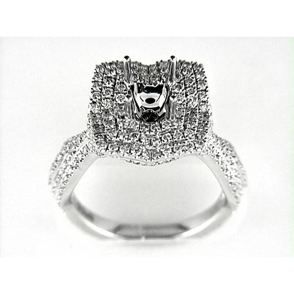 14K W Ring 286Rd 1.42Ct