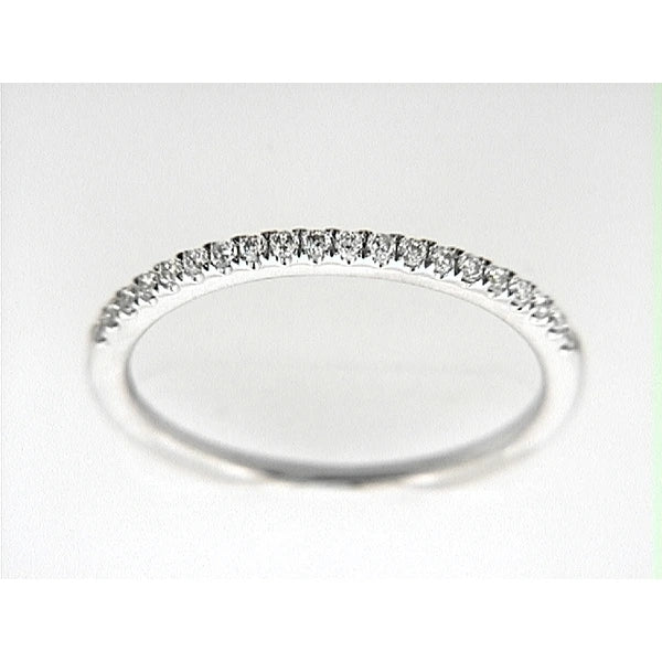 14K W Band 20Rd 0.17Ct