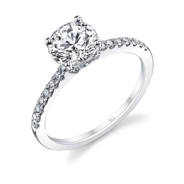 14K W Ring 44Rd 0.30Ct