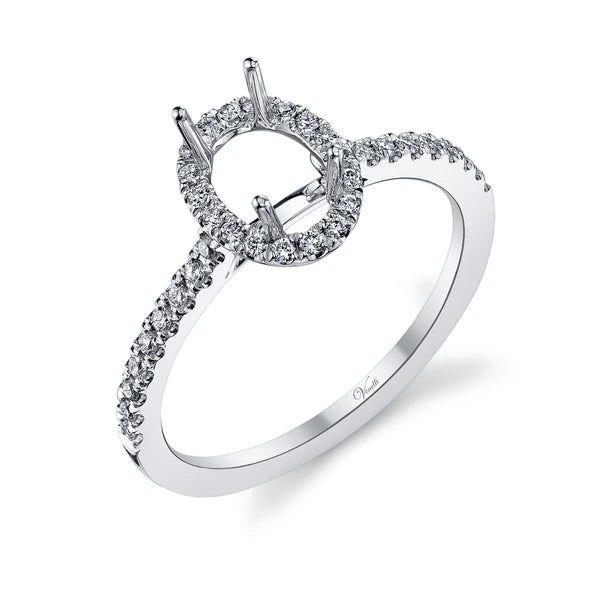 14K W Ring 36Rd 0.28Ct