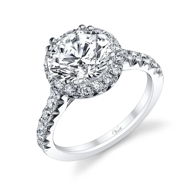 14K W Ring 48Rd 0.90Ct
