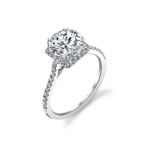 14K W Ring 40Rd 0.36Ct