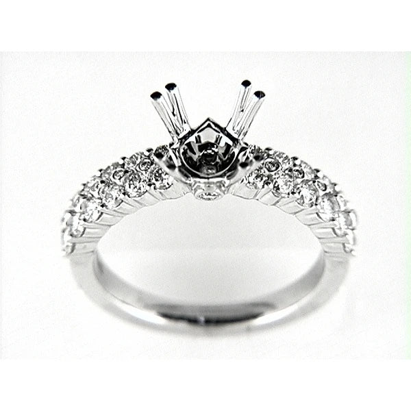 14K W Ring 36Rd 0.99Ct