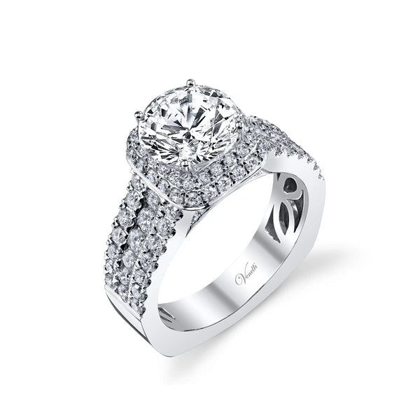 14K W Ring 98Rd 1.47Ct