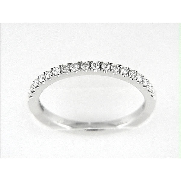 14K W Band 18Rd 0.22Ct