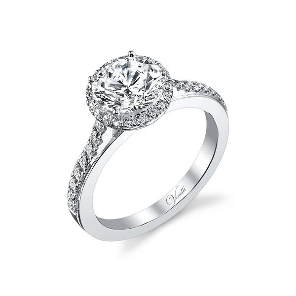 14K W Ring 36Rd 0.39Ct