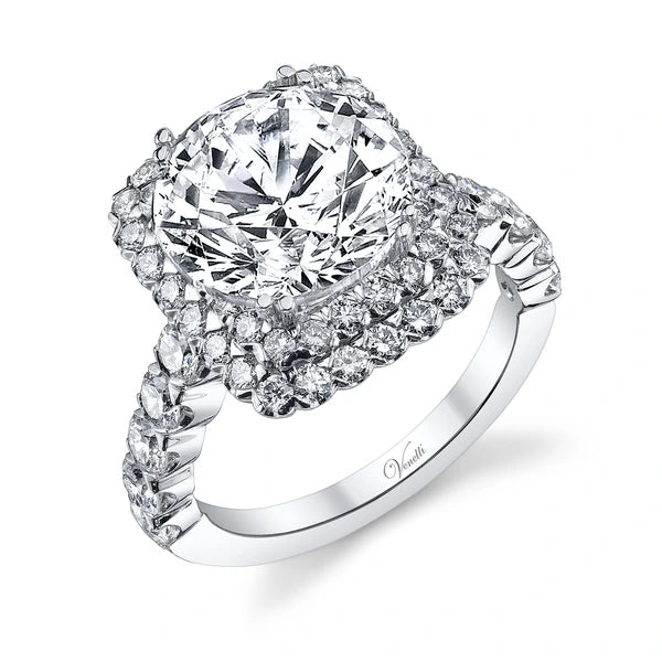 14K W Ring 82Rd 1.90Ct