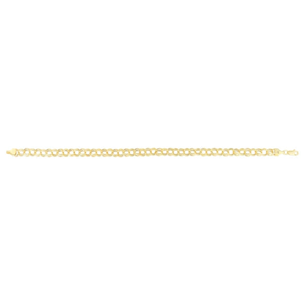 14K Gold Large Charm Bracelet