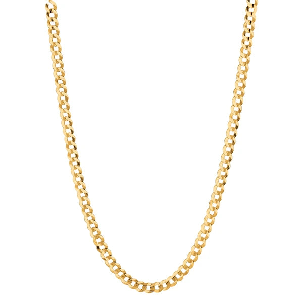 14K Gold 4.7mm Comfort Curb Chain