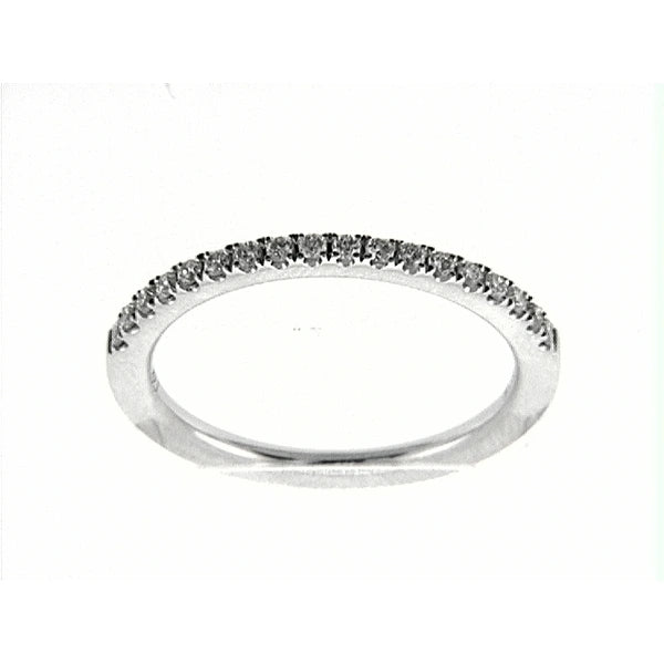 14K W Band 18Rd 0.22Ct