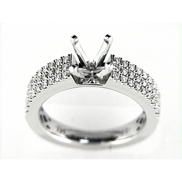 14K W Ring 54Rd 0.46Ct