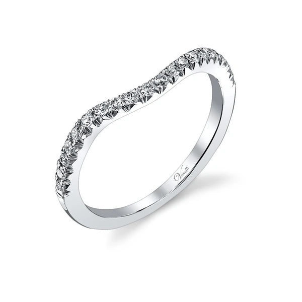 14K W Band 20Rd 0.25Ct