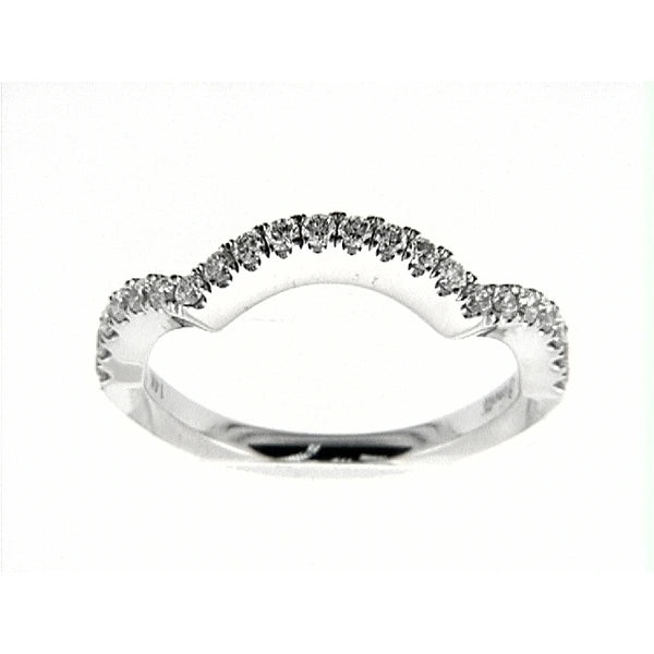 14K W Band 22Rd 0.38Ct