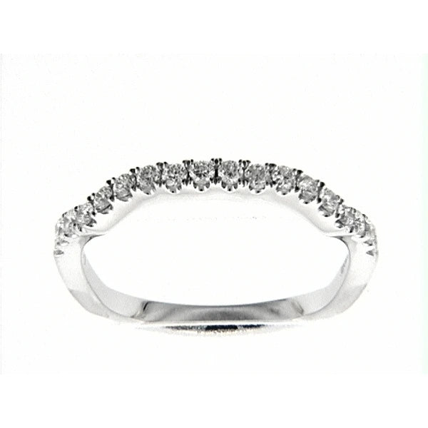 14K W Band 18Rd 0.34Ct
