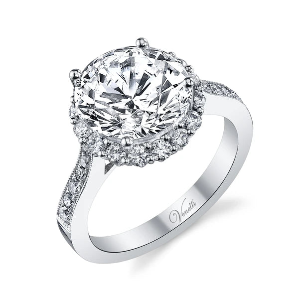 14K W Ring 28Rd 0.69Ct