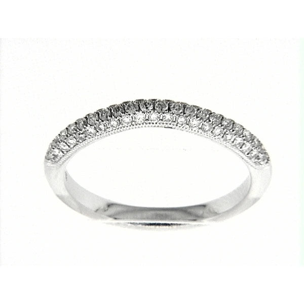 14K W Band 64Rd 0.37Ct